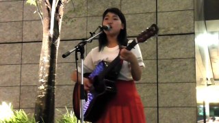 北村來嶺彩  MUSIC BUSKER IN UMEKITA 2016.8.14
