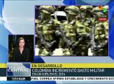 Colombia: aumento del gasto militar contradice el proceso de paz