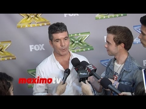 Simon Cowell Interview at The X Factor USA Season 3 Finale Night 2 - Alex and Sierra