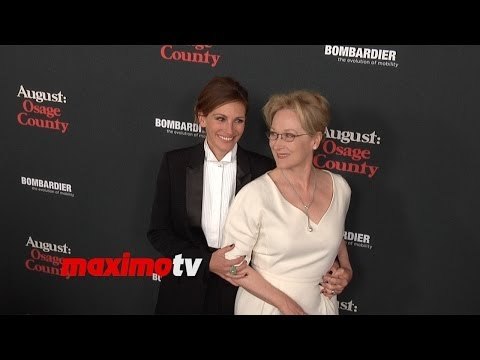 Julia Roberts and Meryl Streep August: Osage County Los Angeles Premiere Red Carpet