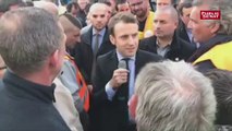 Visite d'Emmanuel Macron sous haute tension sur le site Whirlpool d'Amiens