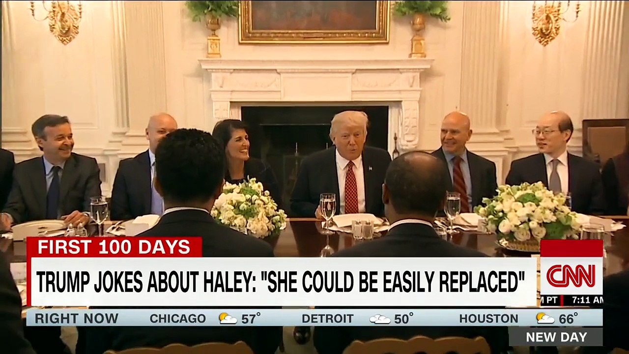 Trump jokes  Haley could be 'easily replaced'
