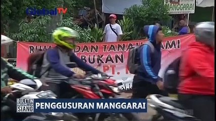Tolak Digusur, Warga Manggarai Blokir Jalan