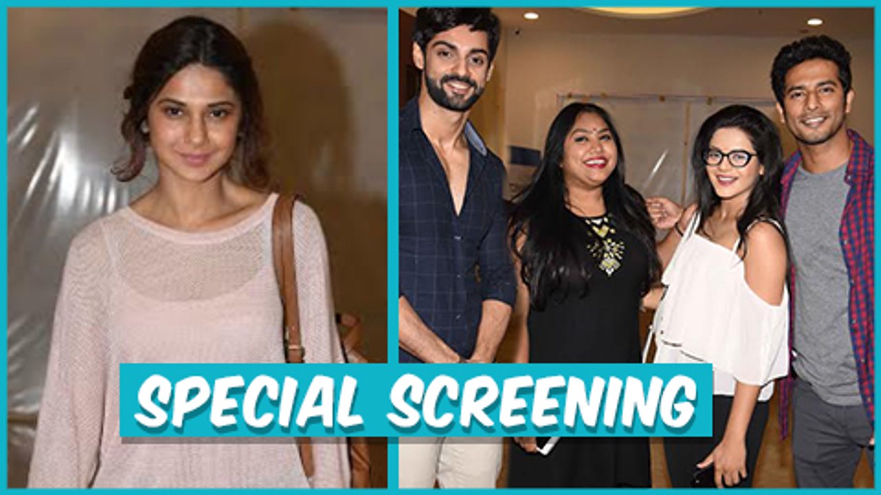 Jennifer Winget, Suyyash Rai, Aishwarya Sakhuja at Karan Wahi Short Film Screening  TellyMasala