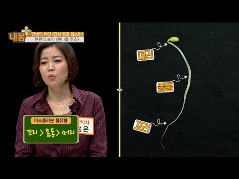 천원의 보약, 콩나물 주스 [내 몸 플러스] 31회 20161106