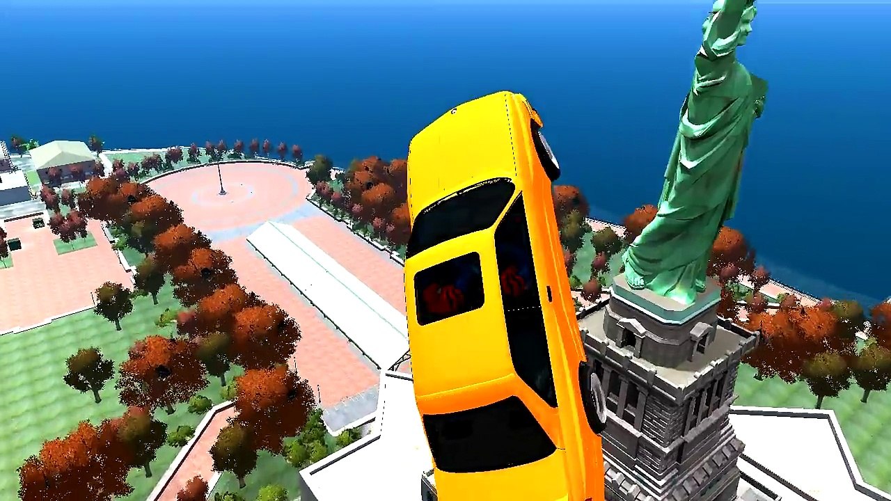 SPIDERMAN COLOR & BMW M3 Cars COLORS EPIC COLORS CARS PARTY & Nursery Rhymes Songs