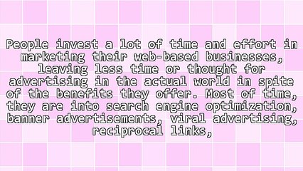 Offline Advertising Should Not Be Overlooked