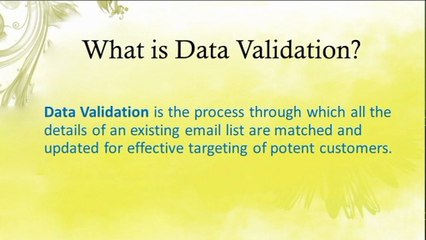 Data Validation Service – B2B Leo