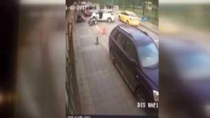 Ehliyetsiz Vale Dehşeti Kamerada