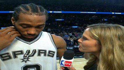Kawhi Leonard Post Game Interview - NTSC