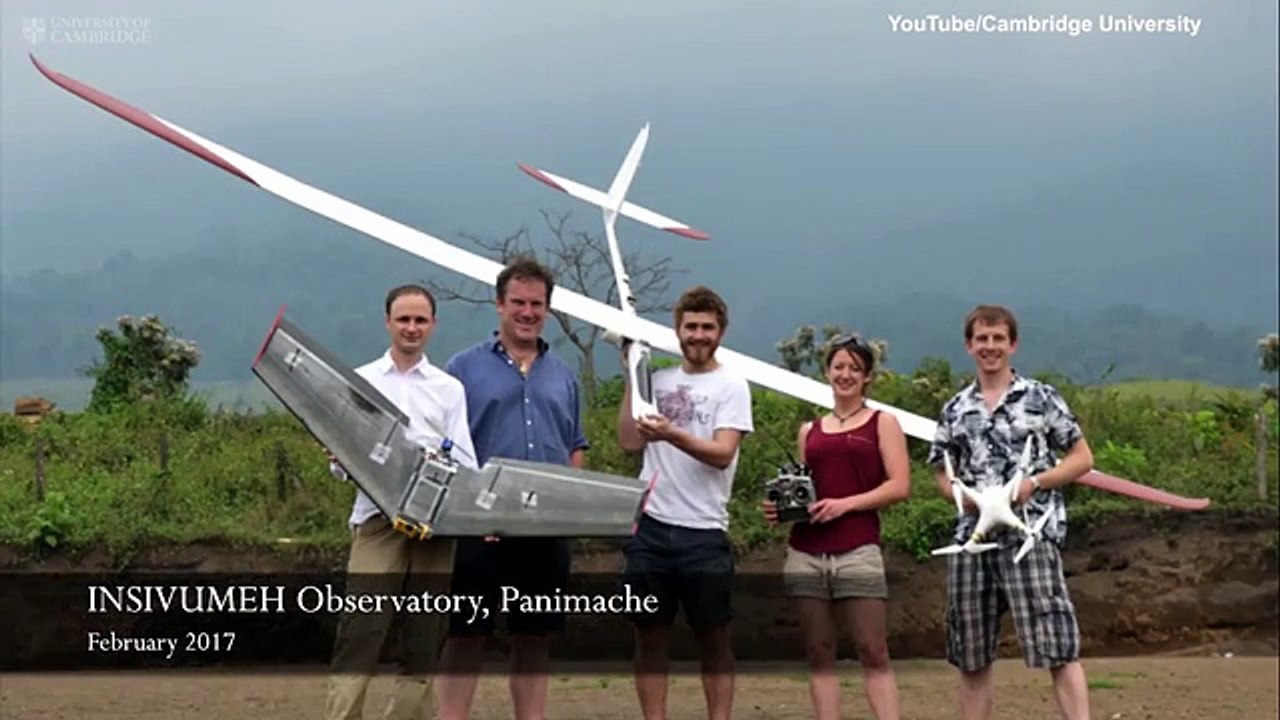 Drone captures close-up footage of Guatemalan volcanoes