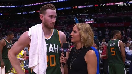 Gordon Hayward Postgame Interview _ Clippers vs Jazz R1G5 _ April 25, 2017