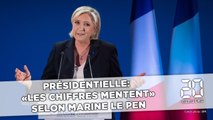 Présidentielle: «Les chiffres mentent», la pirouette oratoire de Marine Le Pen
