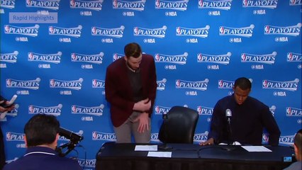 Clippers vs Jazz Game 5 - Post Game Conference_ Hayward & Hood _ April 25, 2017