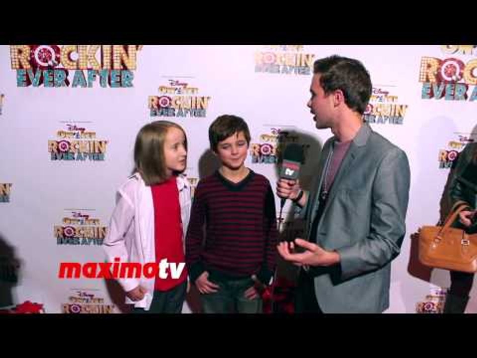 Ian Patrick and Max Charles Interview "Disney On Ice presents Rockin' Ever After" Red Carpet
