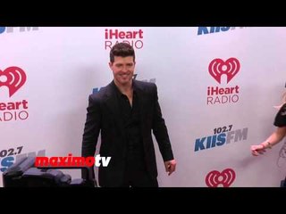 Robin Thicke 2013 KIIS FM's Jingle Ball Red Carpet