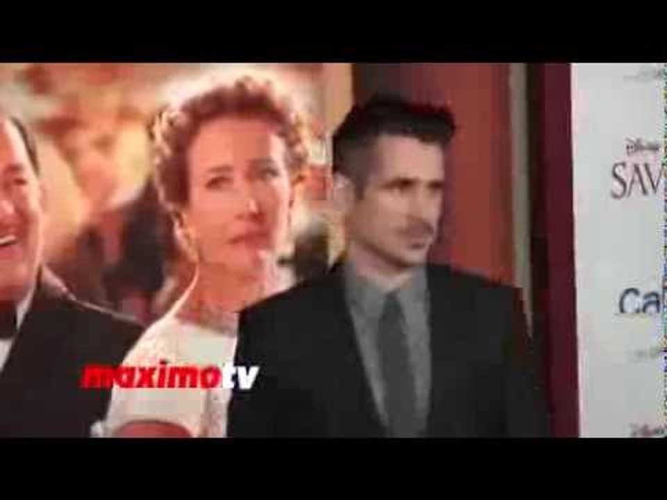 Colin Farrell, Wes Bentley and Annie Rose Buckley "Saving Mr. Banks" Premiere Red Carpet