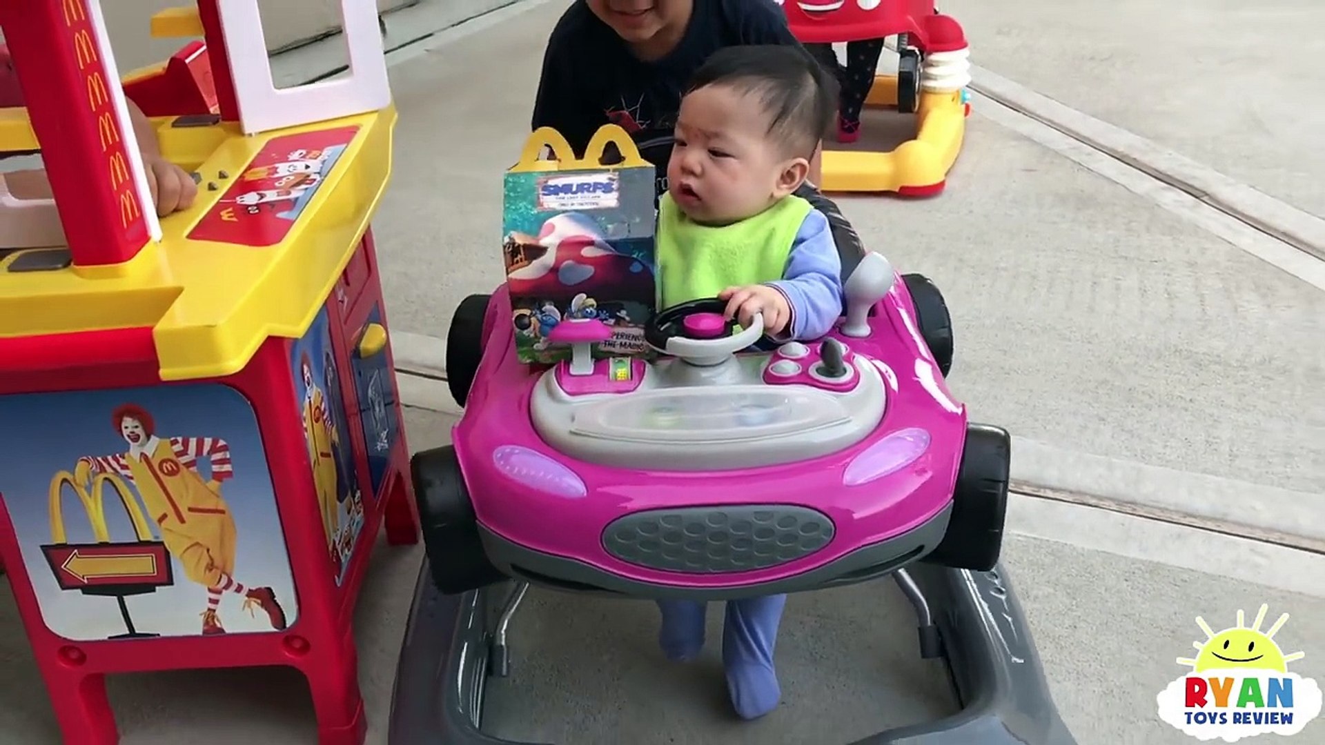 ryan toysreview mcdonald's drive thru