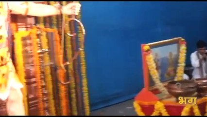 श्रीकिरातरुद्र पूजन करते हुए परमपूज्य सद्‌गुरु श्री अनिरुद्ध बापू