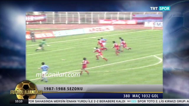 [HD] 29.05.1988 - 1987-1988 Turkish 1st League Matchday 38 Denizlispor 3-2 Fenerbahçe (Only 1st and 4th Goals)