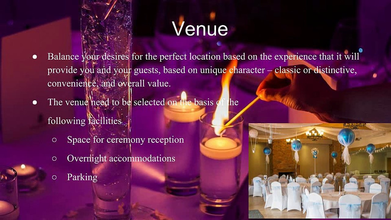 Perfect Planning for your special events