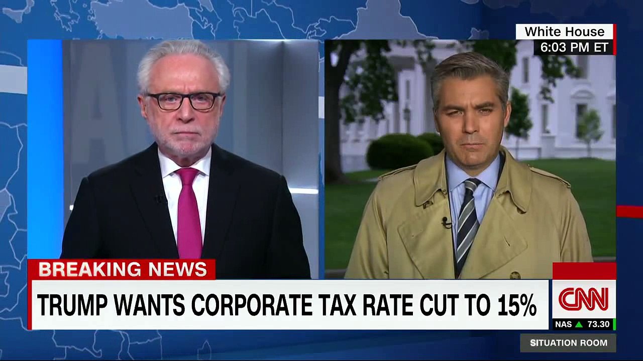 Trump looks for a YUGE cut in corporate tax rate… deficit be damned!