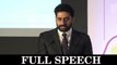 Abhishek Bachchan Full Speech | Green Heroes Film Festival 2017