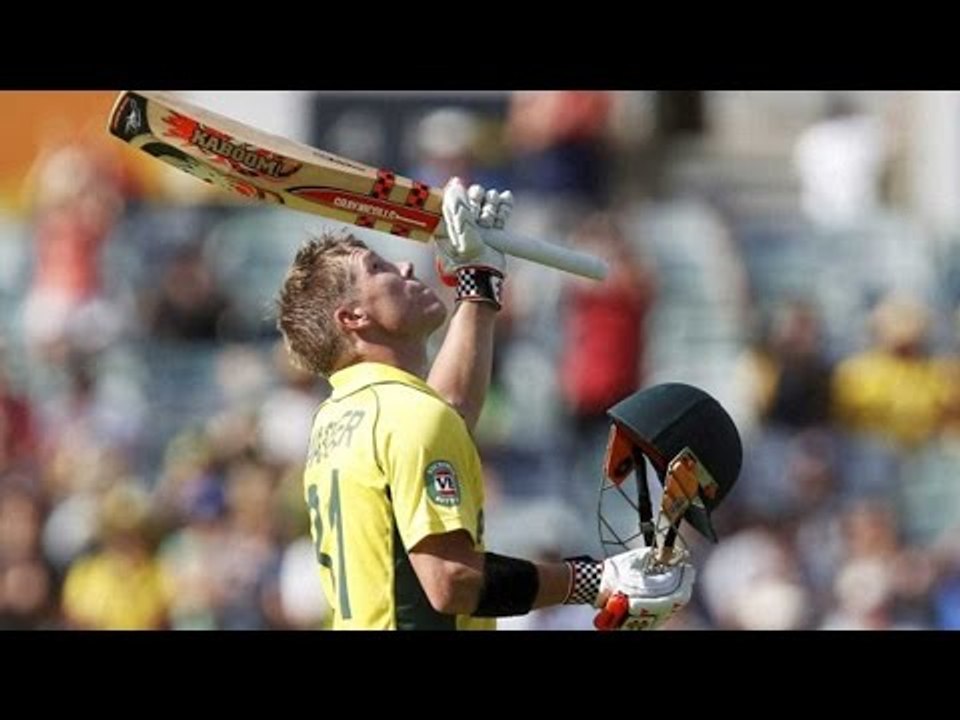 India vs Australia 5th ODI : David Warner hits century, dedicates to new born daughter