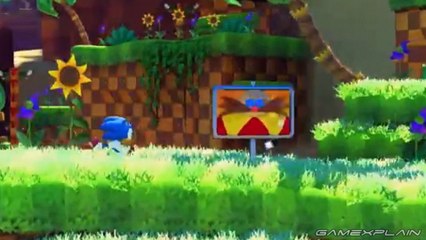 Sonic Forces - Classic Sonic's Green Hill Gameplay