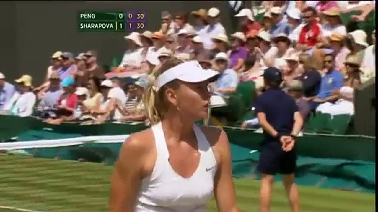 Maria Sharapova, ses plus grands cris sur le court