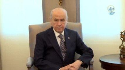 MHP Lideri Bahçeli Çankaya Köşkü'nde