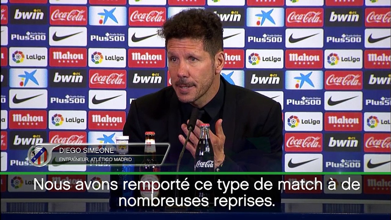 34e j. - Simeone : "Le ballon ne voulait pas rentrer aujourd'hui"