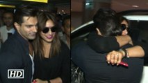 Karan welcomes his LOVE Bipasha with hugs and kisses