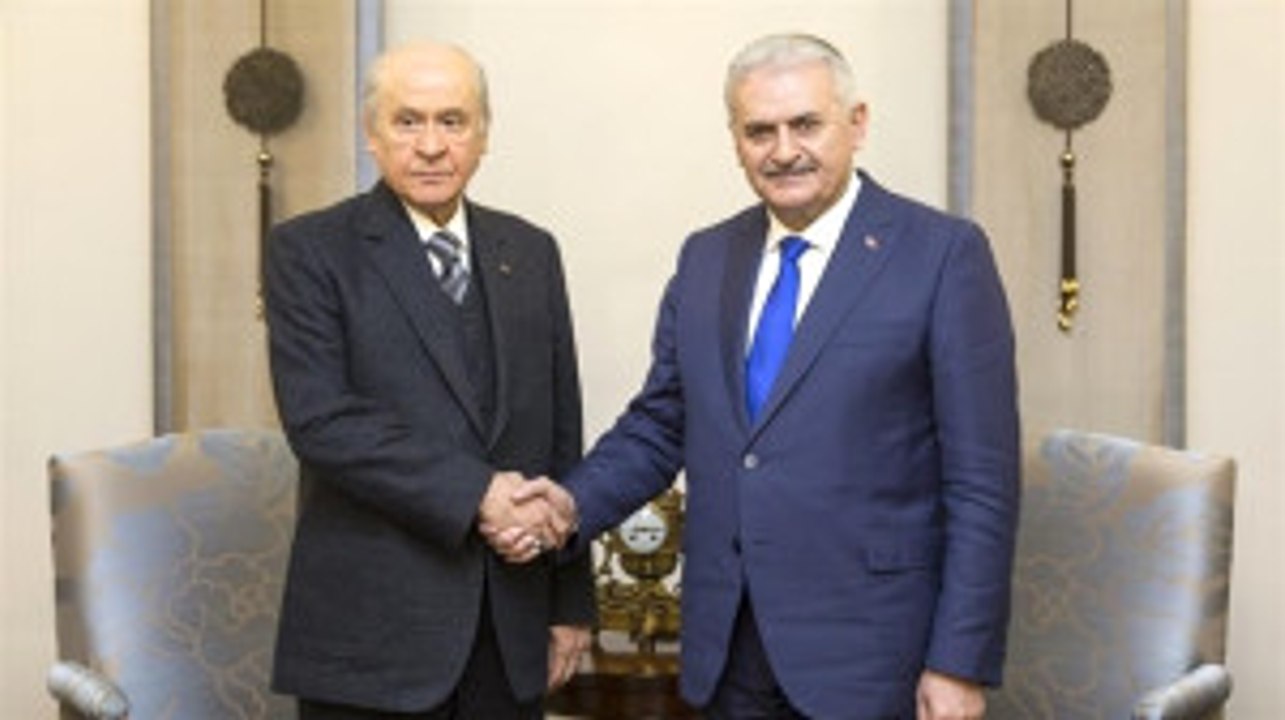 Yıldırım ile Bahçeli, Referandum Sonrası İlk Kez Buluştu! Terör ve Uyum Yasaları Ele Alındı