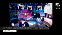 Le Pen et Macron courtisent les électeurs de Jean-Luc Mélenchon