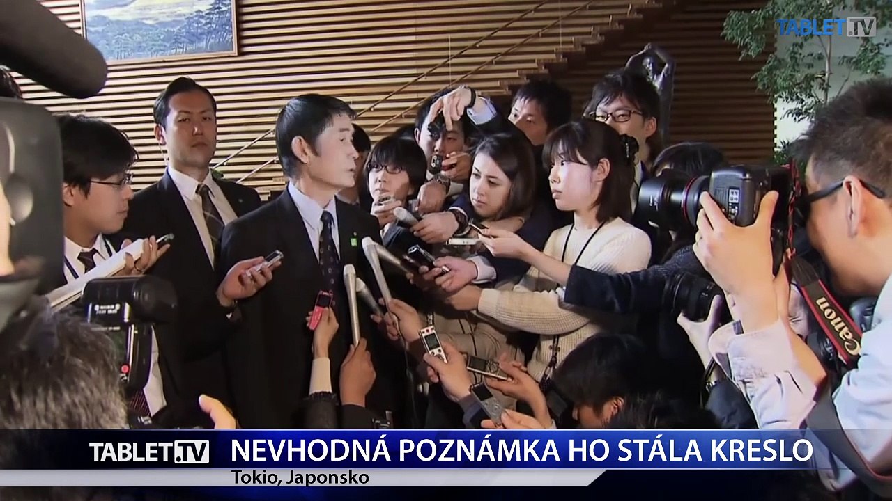 Japonský minister odstúpil pre nevhodnú poznámku o zemetrasení