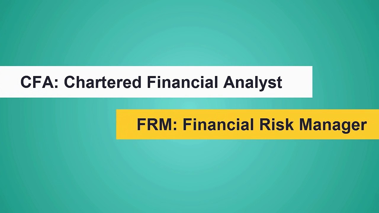 Join CFA and FRM Program for an awesome career in finance