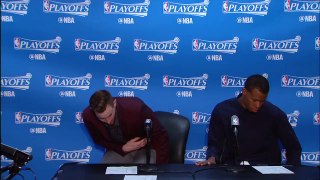 Gordon Hayward & Rodney Hood Postgame Interview   Jazz vs Clippers   Game 5   2017 NBA Playoffs