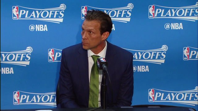 Quin Snyder Postgame Interview Jazz vs Clippers Game 5 April 25, 2017 2017 NBA Playoffs