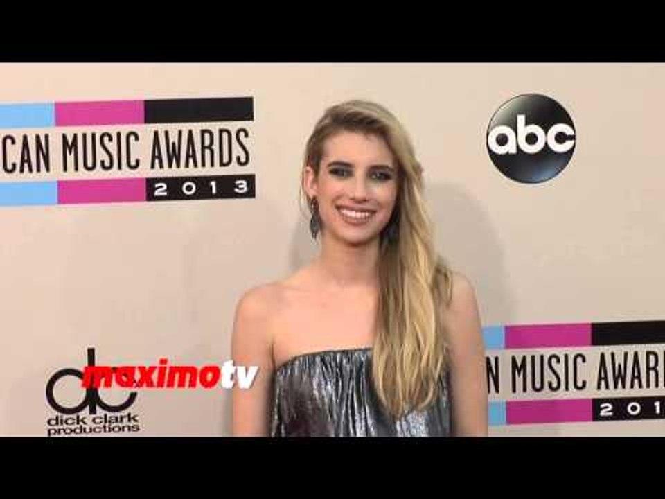 Emma Roberts 2013 American Music Awards Red Carpet - AMAs 2013