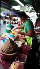 Japanese street food vegetable young