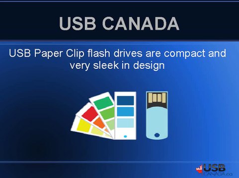 USB Paper Clips – The most popular promotional flash drive available