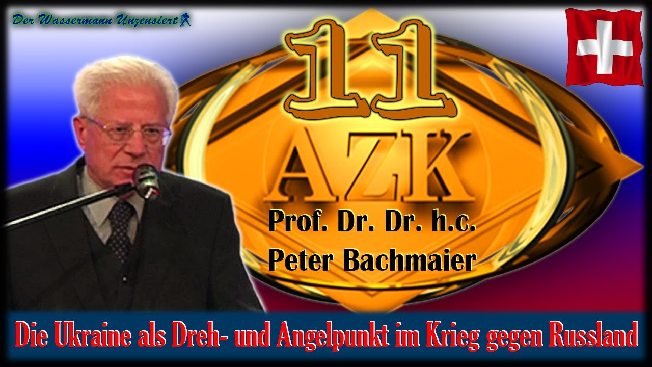 Die Ukraine als Dreh- und Angelpunkt im Krieg gegen Russland - Prof. Dr. Dr. h.c. Peter Bachmaier