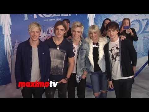 R5 FROZEN World Premiere - Riker, Rocky, Rydel, Ross Lynch & Ellington Lee Ratliff