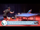 2016 Men's World Cup Training I Xu Xin & Fan Zhendong