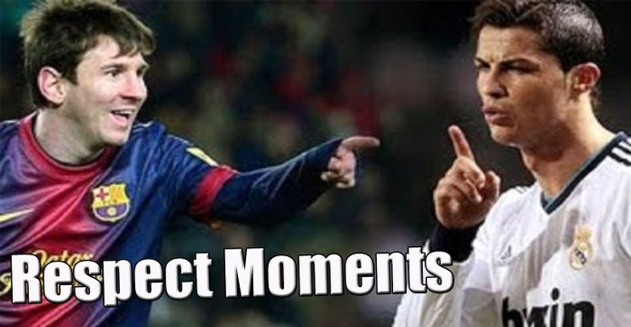 Cristiano Ronaldo vs Lionel Messi - Respect Moments ● HD