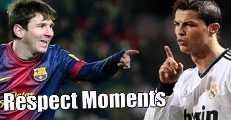 Cristiano Ronaldo vs Lionel Messi - Respect Moments ● HD