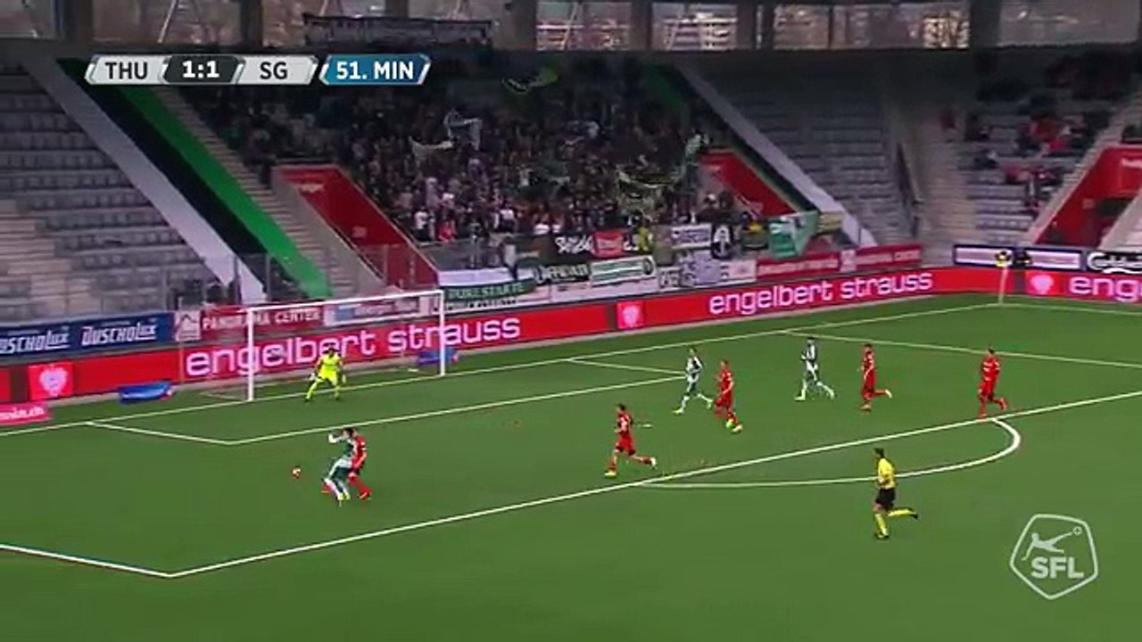 Thun 1:2 Sankt Gallen (Swiss Super League 18.March )
