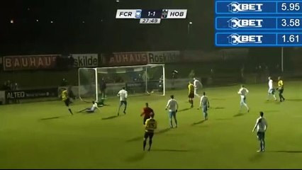 Pal Alexander Kirkevold 2nd Goal HD - FC Roskilde 1-2 Hobro IK - (Danish 1st Division) 21.03.2017 HD