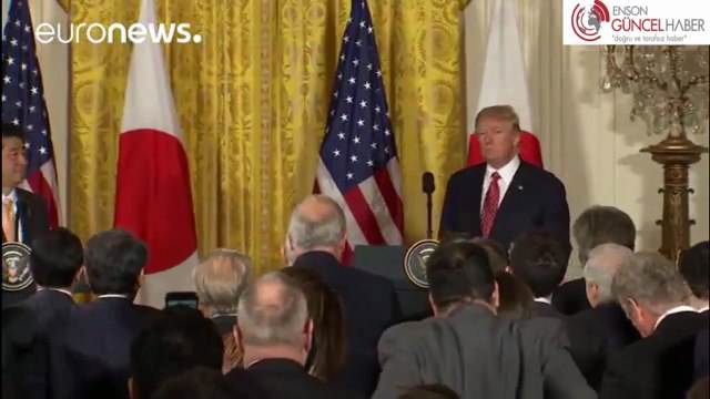 Trump, Japonya Başbakanı Abe'yi ağırladı